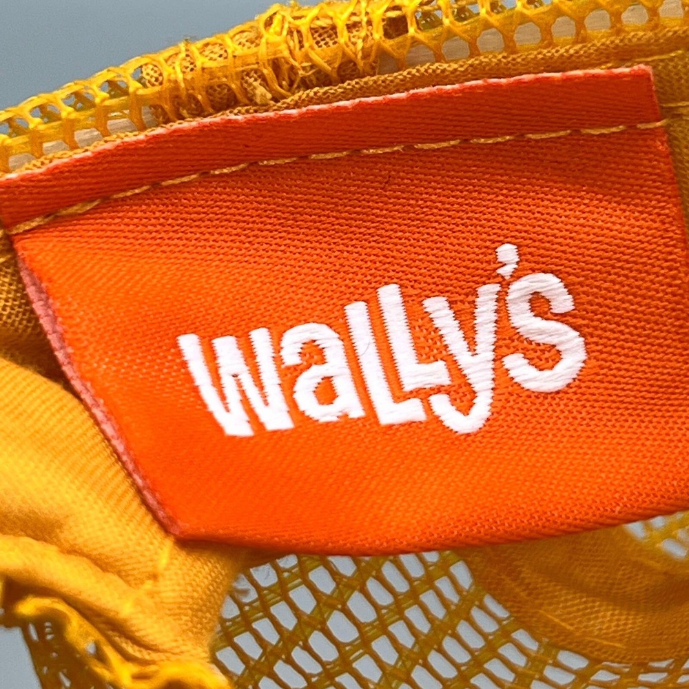 Wally's Letterman Yellow Squirrel Foam Trucker Hat/adjustable SnapBack Cap YOUTH - Picture 2 of 11